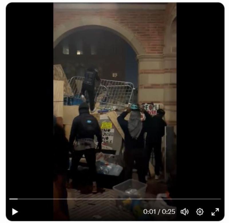 NextImg:UCLA turned into a pigpen by pro-Hamas protestors