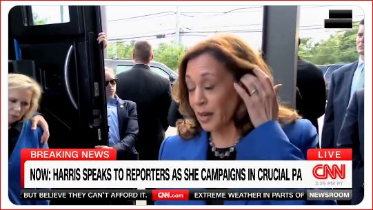 Kamala Harris delivers word salad about 'investments' to reporter who asked her how she'd finance her spendathon