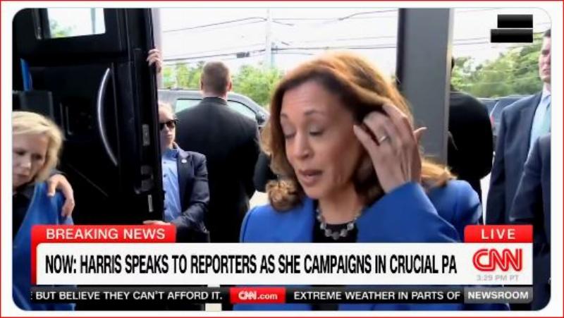 NextImg:Kamala Harris delivers word salad about 'investments' to reporter who asked her how she'd finance her spendathon