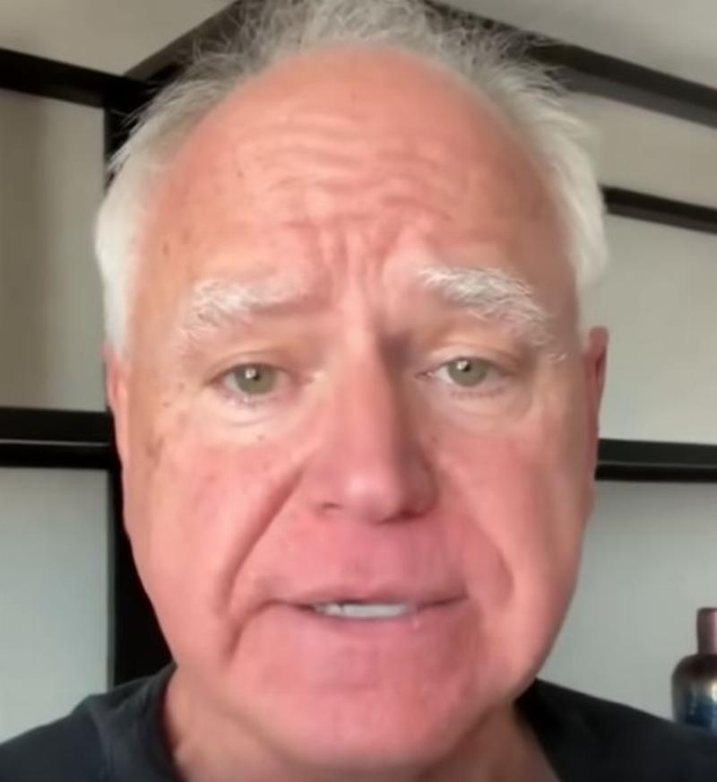 Tim Walz gets a mood ‘boost’ by watching Tesla stock tumble