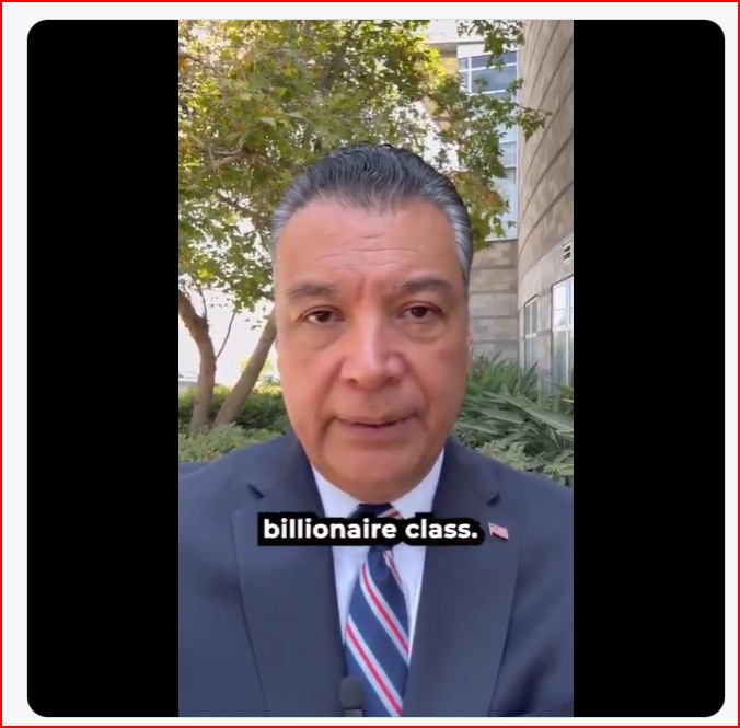 Alex Padilla bawls into the cameras with phony claim that Trump is cutting Social Security