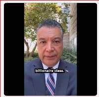 Alex Padilla bawls into the cameras with phony claim that Trump is cutting Social Security