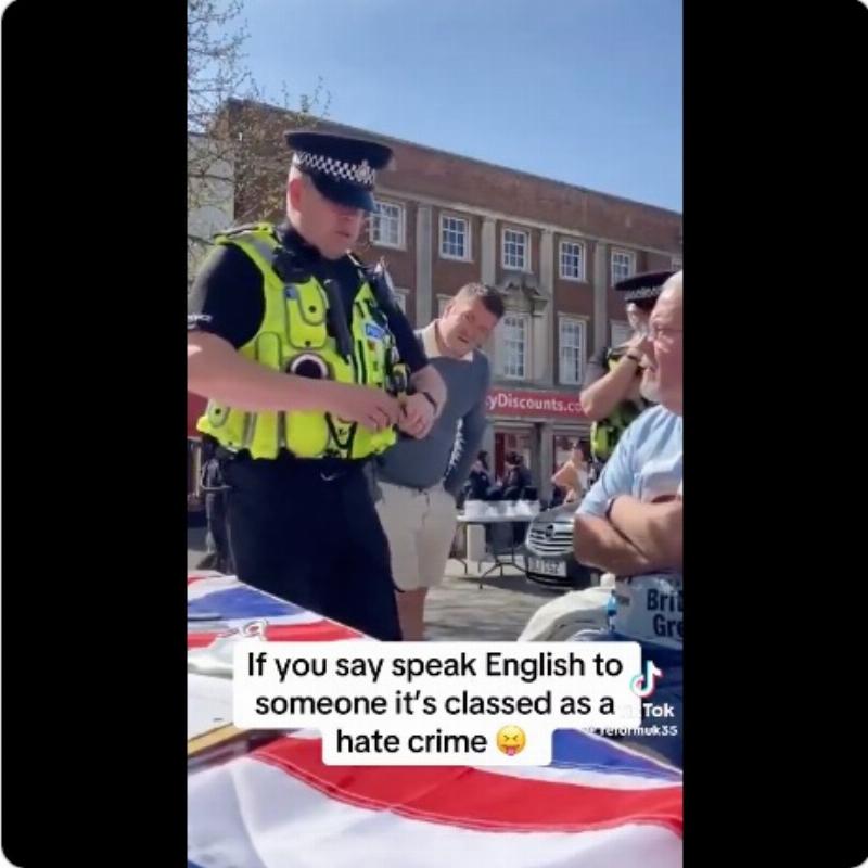 NextImg:The newest hate crime in England: ‘Speak English’ *UPDATED*