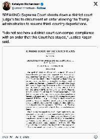 Justice Gorsuch issues a warning
