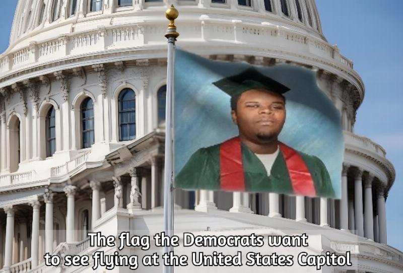 NextImg:Rep. Cori Bush honors Michael Brown, strong-arm robber and attempted cop killer