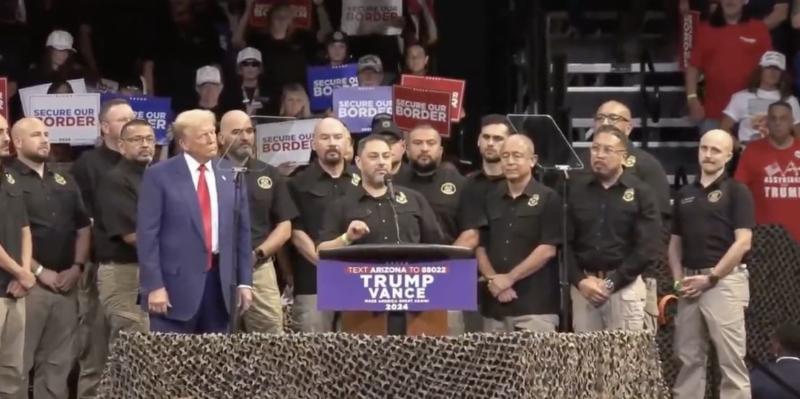 NextImg:The National Border Patrol Council publicly endorses Donald J. Trump for president