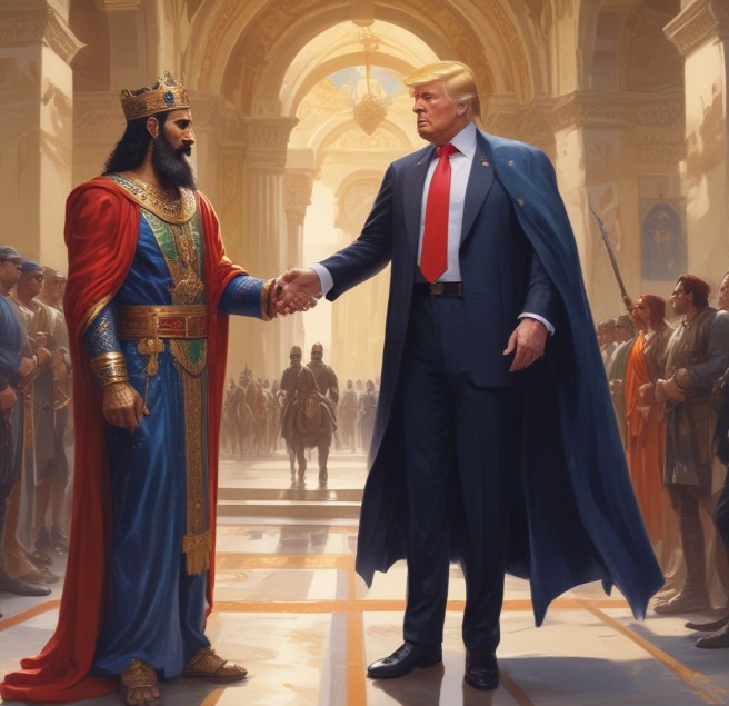 Cyrus and DJT