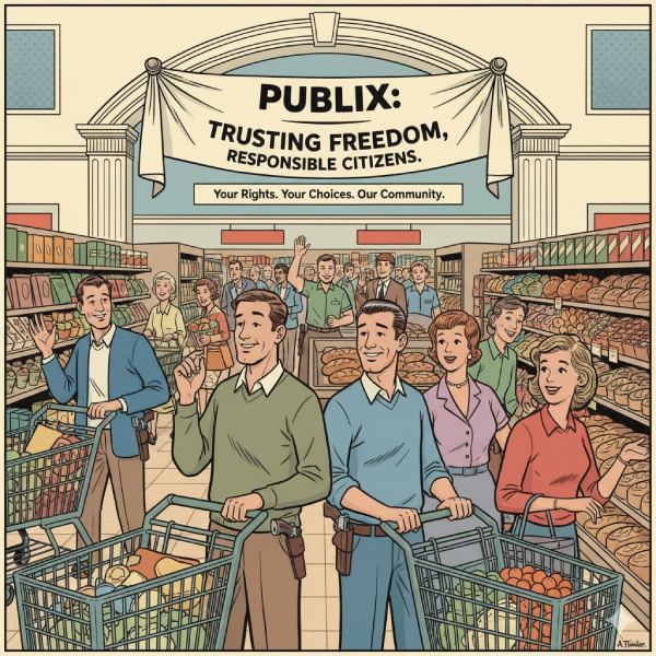 Publix chooses Second Amendment freedom, trusts customers to act responsibly