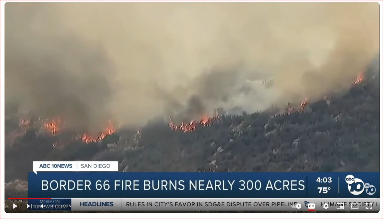 CalFIRE confirms that illegals are setting wildfires out in San Diego's back country