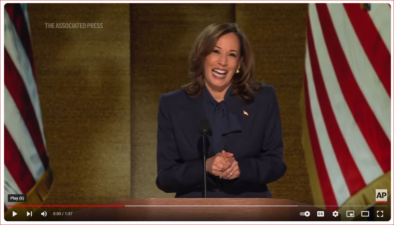 Kamala puts on her Republican skinsuit