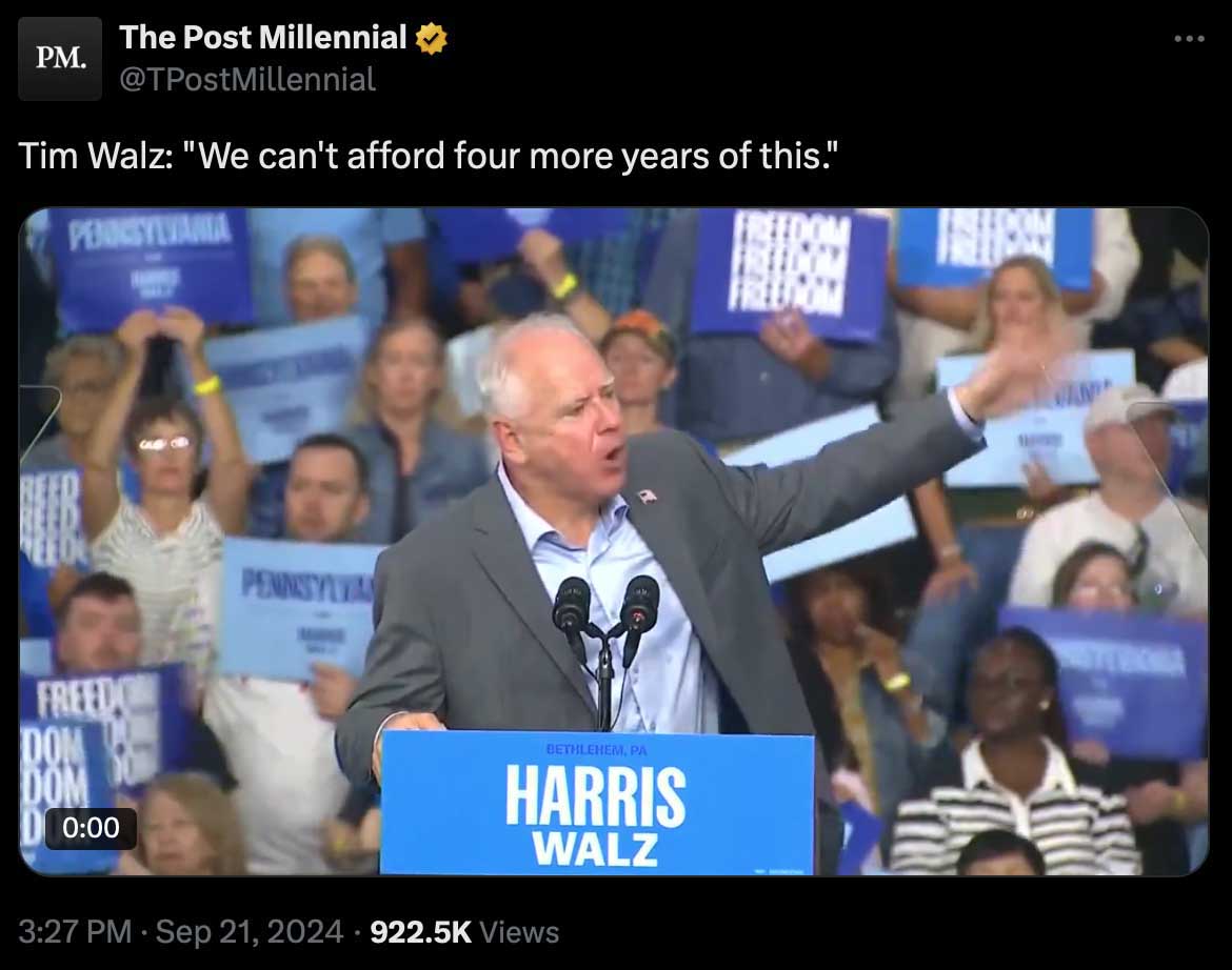 Tim Walz: Minnesota educational excellence?