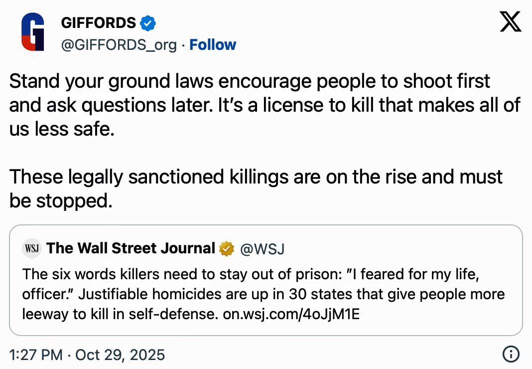 More stand your ground lies