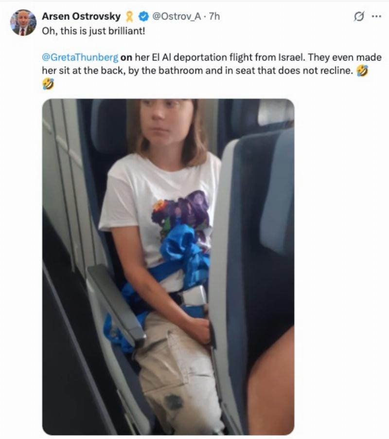 NextImg:Greta Thunberg refused to watch the video of the October 7 attack