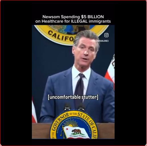 All of a sudden, California's Gov. Gavin Newsom scales back his free health care rides for illegals