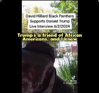 The great realignment continues, with an original Black Panther endorsing Trump *UPDATED*