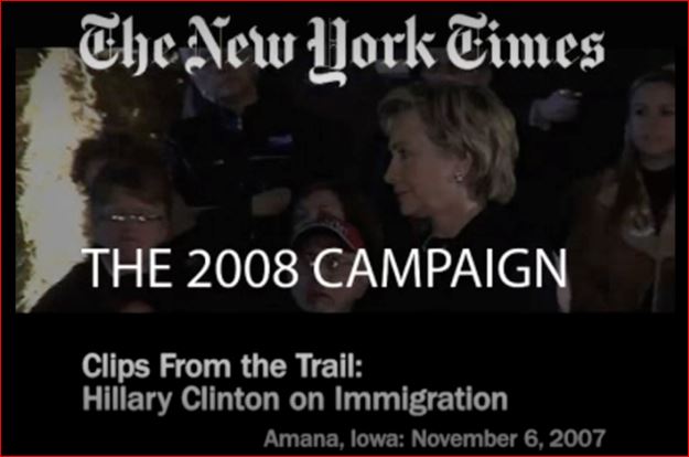 Move Over Tom Homan – Hillary Clinton for Border Czar!
