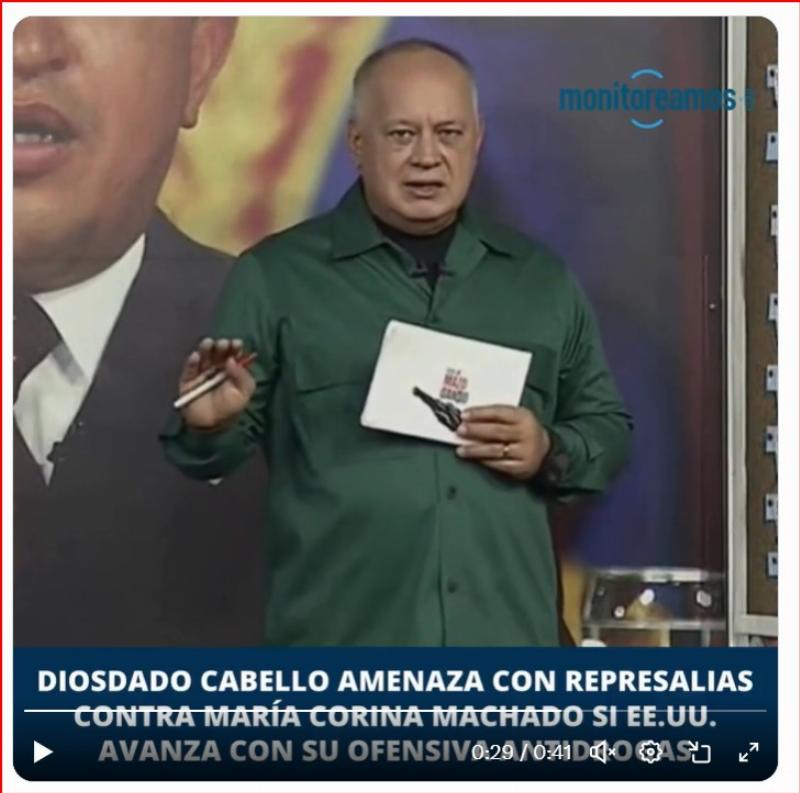 NextImg:Venezuelan kingpin goes full thug, threatens dissident if Trump keeps blowing up narco boats