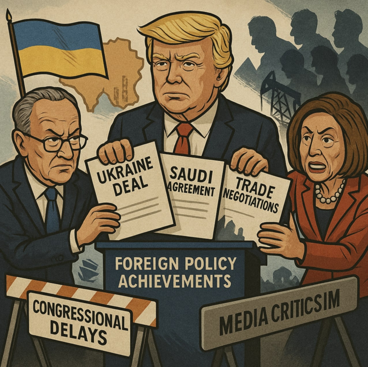 Political Sabotage: The Democrats’ Obstruction of Trump’s Foreign Policy Wins
