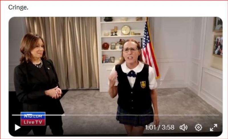 NextImg:Kamala's video portrayal of 'Catholics' at Al Smith dinner managed to insult Catholics twice