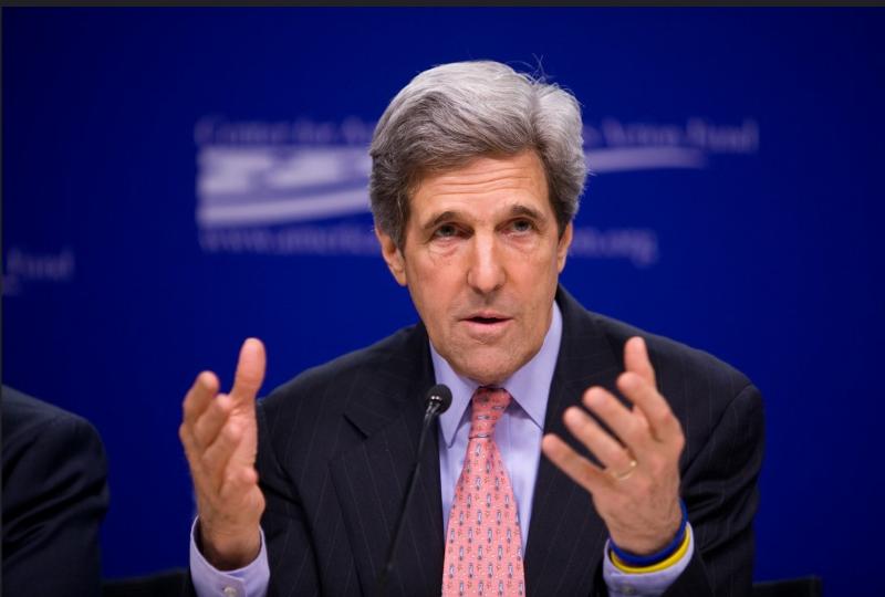 NextImg:John Kerry hits the circuit to campaign for an official ‘climate emergency’