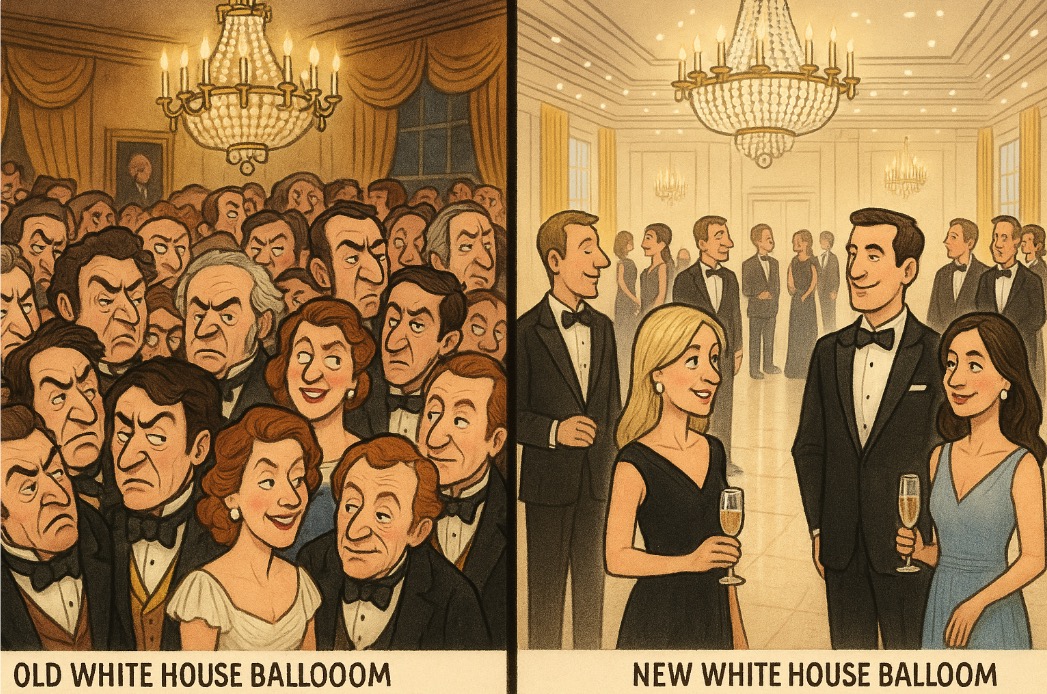 Anger over the White House ballroom is purely performative