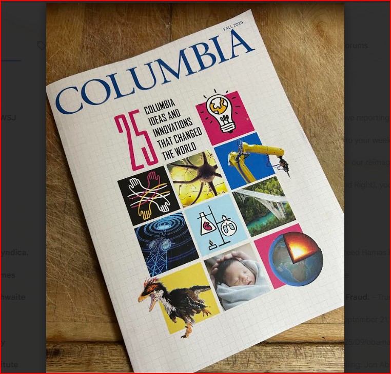 Columbia alumni mag lists university's top achievements -- guess where DEI ranked?