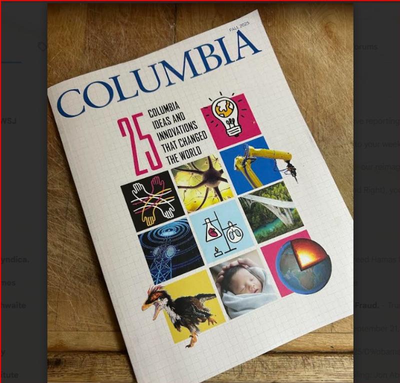 NextImg:Columbia alumni mag lists university's top achievements -- guess where DEI ranked?