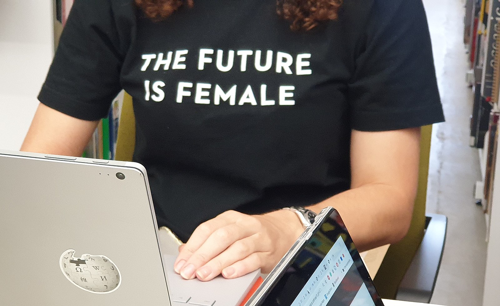 The glass ceiling breaks silently