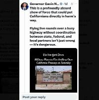 Newsom smears the Marines