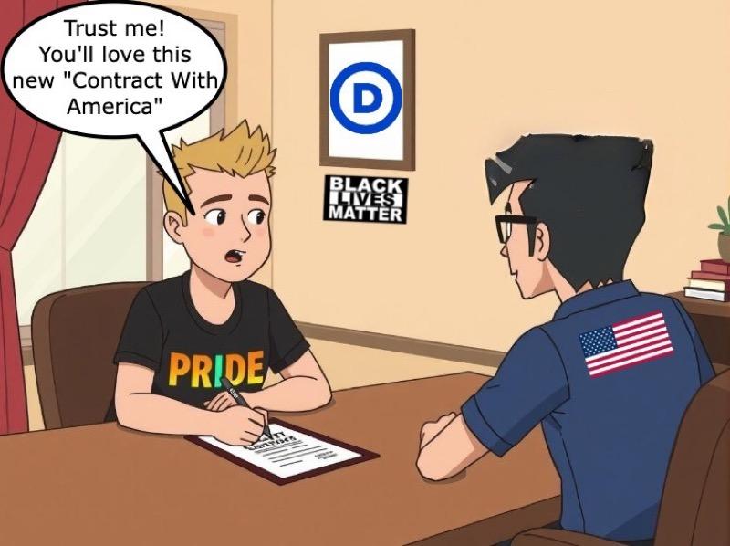 NextImg:One Democrat has an idea for winning: a new ‘Contract with America’