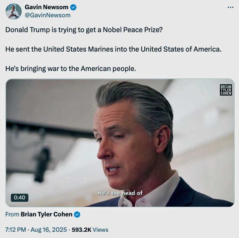 NextImg:Gavin Newsom declares war on the Marines