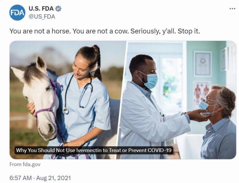 NextImg:FDA takes down its propaganda demonizing ivermectin as a treatment for Covid