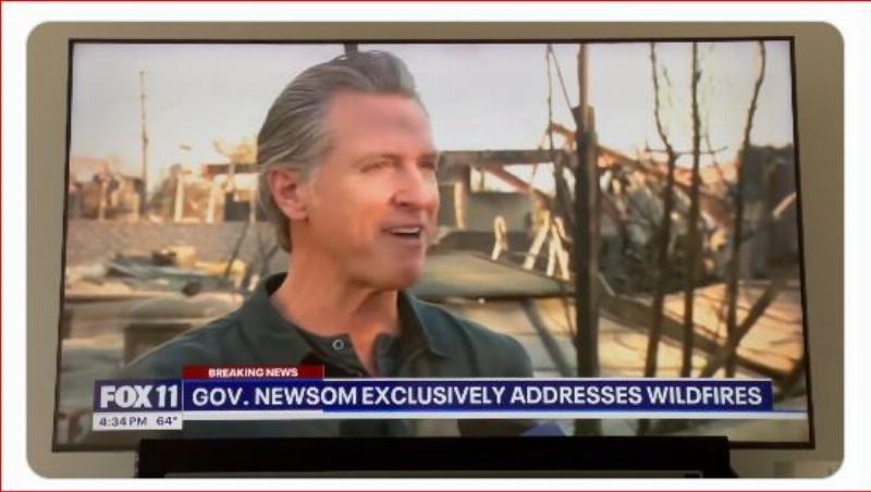 NextImg:Newsom begs Trump to come to California -- not mentioning Kamala, who has a house in the path of the inferno