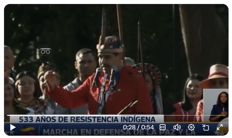 Venezuela's dictator, Nicolas Maduro, is not taking that Nobel peace prize well