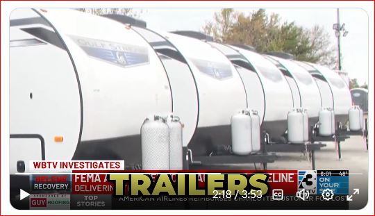 FEMA packs up from North Carolina, leaving behind a whopping 19 trailers for survivors
