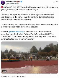 Oregon pushes trans track
