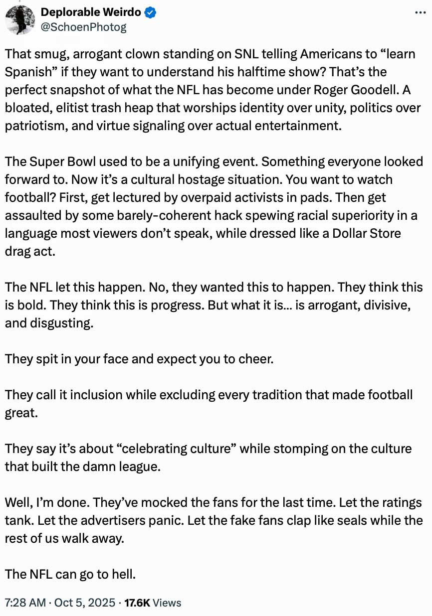 The NFL insults football fans again...still