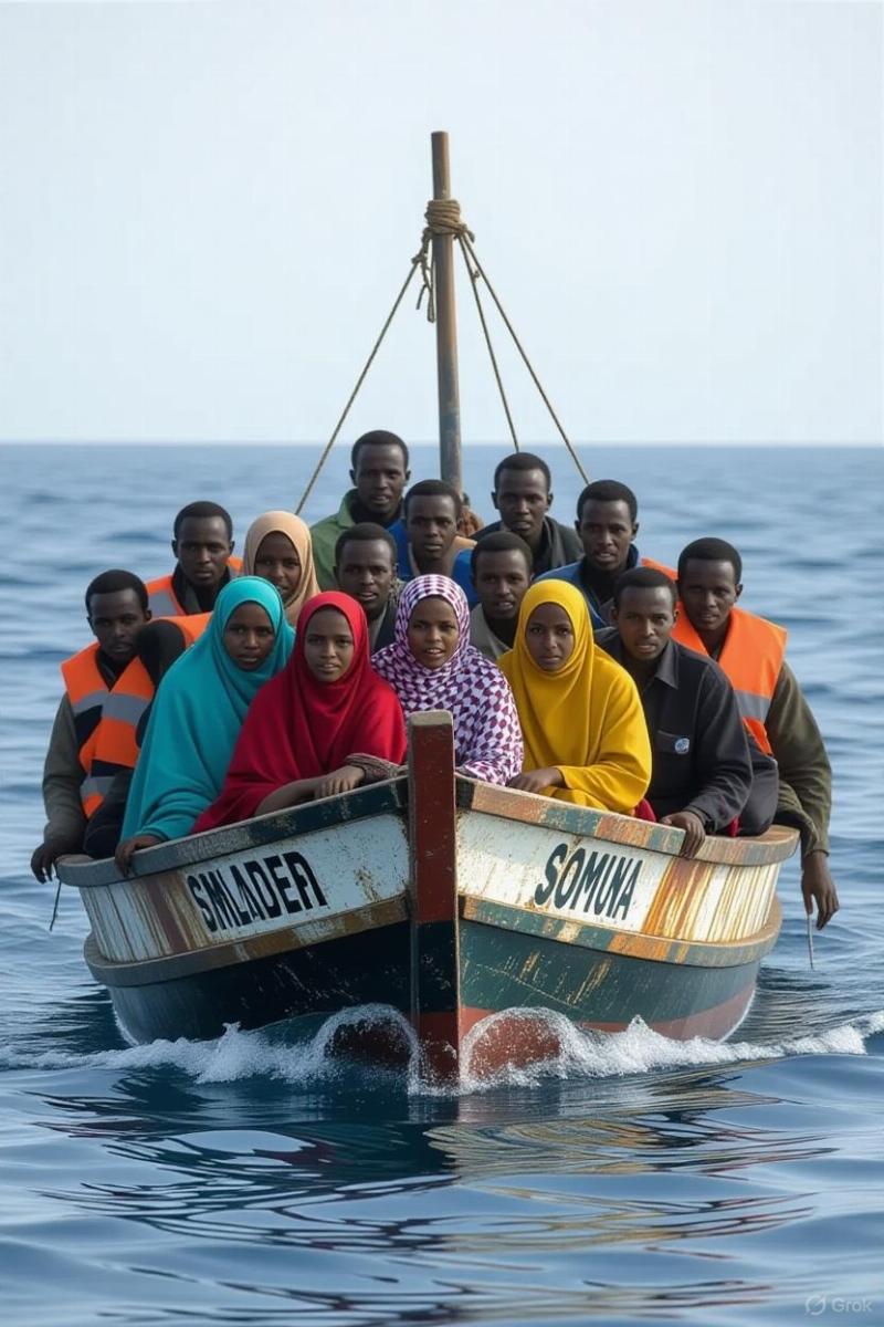 NextImg:Horror on the high seas: Somalian migrants preparing to invade Spain conduct ‘death rituals’ when their boat breaks down
