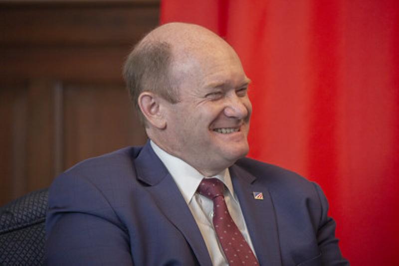 NextImg:Sen. Coons goes off the rails and says people 'misremember’ how bad Trump’s economy was
