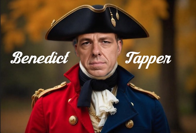 Traitors Benedict Arnold and Jake Tapper