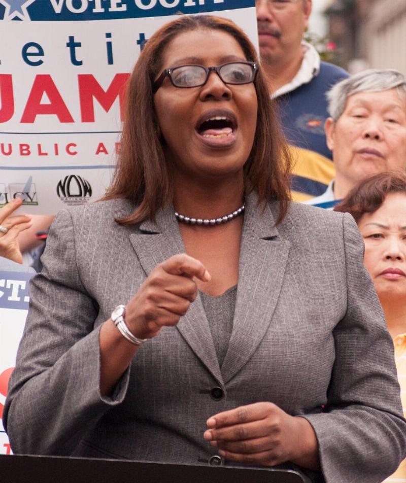 NextImg:Letitia James now accused of housing a relative with a long rap sheet at that Virginia home