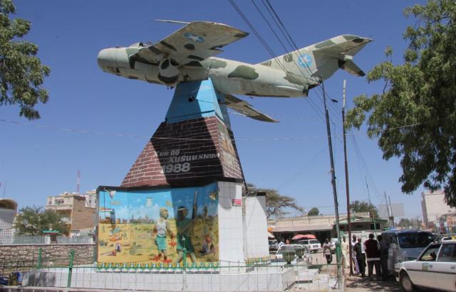 <p><em>Image: joepyrek via <a href="https://en.wikipedia.org/wiki/Somaliland#/media/File:Hargeisa_War_Memorial_2012.jpg">Wikimedia Commons</a>, <a href="https://creativecommons.org/licenses/by-sa/2.0/">CC BY-SA 2.0</a> (cropped).</em></p>